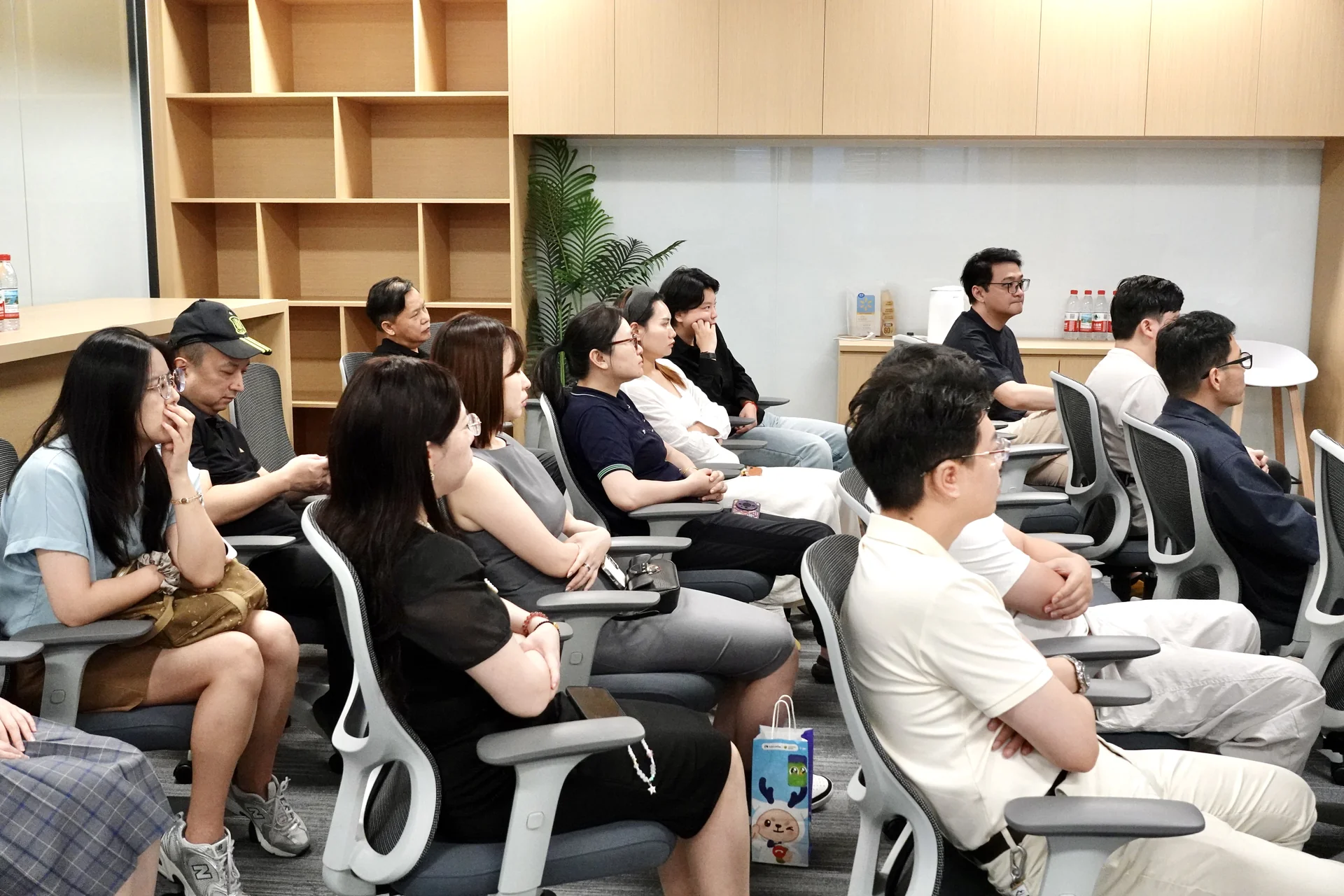 Participants at a discussion
